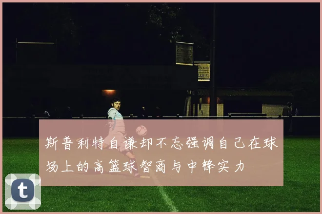 斯普利特自谦却不忘强调自己在球场上的高篮球智商与中锋实力